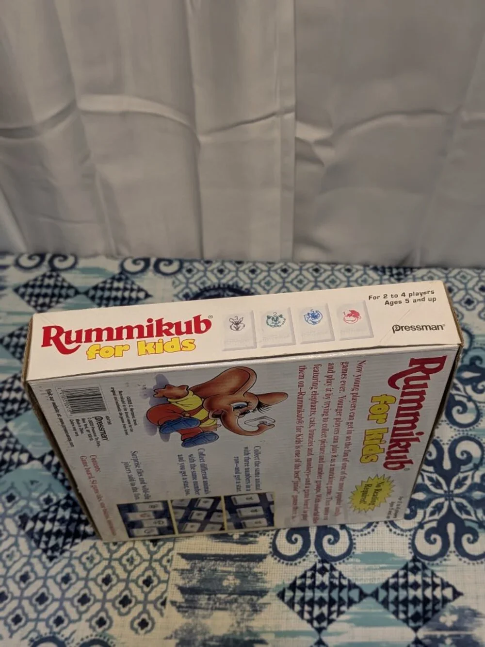 Rummikub for Kids Board Game Pressman 2005 COMPLETE Family Learning Game Version